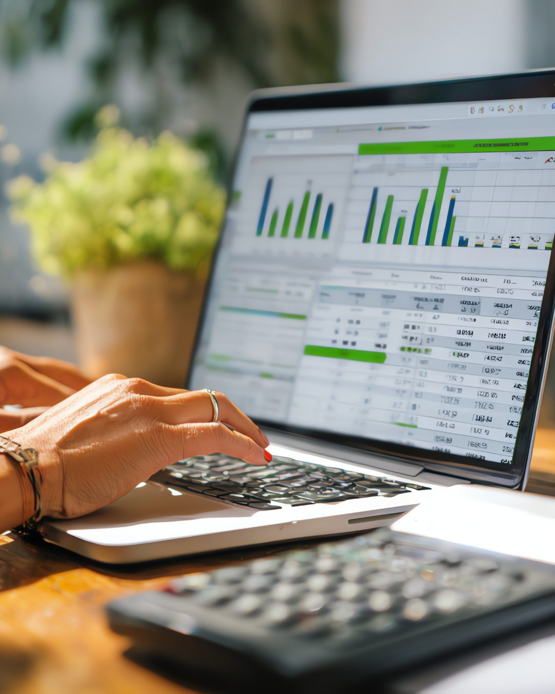 HR data and assessments on a laptop